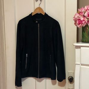 Faux Suede Jacket